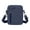 Blue, variant on Black Mens Casual Shoulder Bag Lightweight Nylon Crossbody Bag Waterproof Phone Bag For Business Travel Daily Use Compact Design 5.91 X 2.17 X 7.87 Inches 0.22 Lb