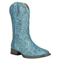 thumbnail image 2 of Roper Girls Glitter Galore Square Toe Cowboy   Mid Calf Boots, 2 of 5
