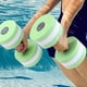 thumbnail image 1 of 1 par de mancuernas flotantes para entrenamiento de culturismo, fitness, yoga (verde), 1 of 11