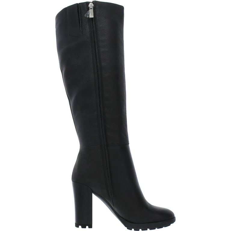 KENNETH COLE NEW YORK Womens Black Lug Sole Justin 2.0 Round