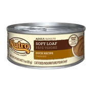 Nutro Adult Cat Soft Loaf Duck Recipe Canned Cat Food (Pack Of 24)
