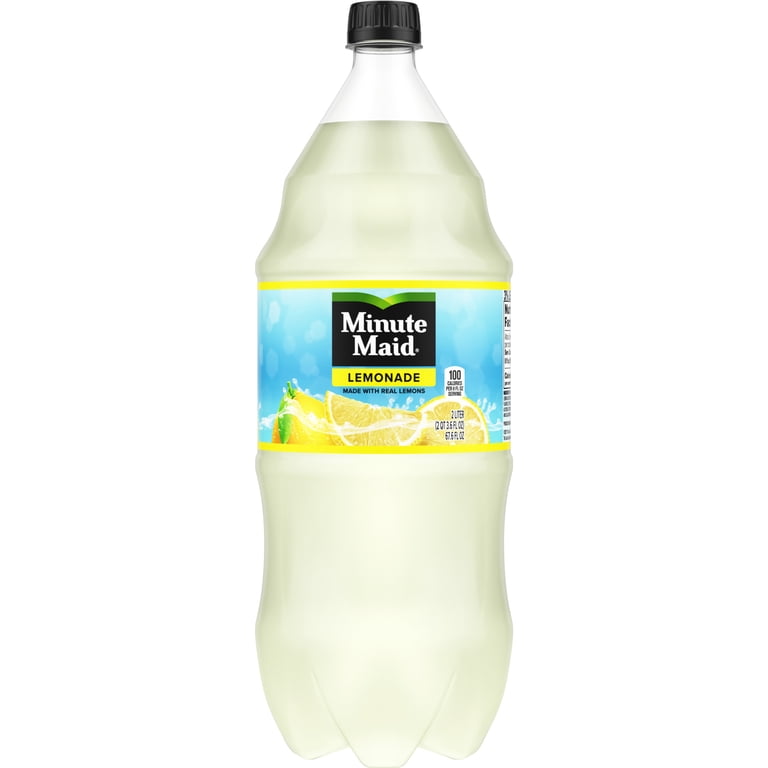 @me 500ml×2本 Minute Maid, Lemonade Bottle, 2 Liters, Refreshing Natural Flavors