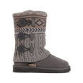 thumbnail image 6 of Muk Luks Women's Cheryl Faux Fur Lined Side Button Pattern Knit Boots, Wide Width Available, 6 of 10