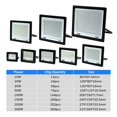 thumbnail image 6 of High Brightness LED Floodlight 220 50W 100W 150W 200W 300W IP66 Waterproof Flood Light For Garden Patio Street Outdoor Lighting, 6 of 7