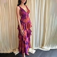 thumbnail image 5 of Erwazi Summer Dresses for Women Sleeveless V Neck A-Line Dress Pleated Trendy Casual Style Outdoor Activities Dresses, 5 of 5