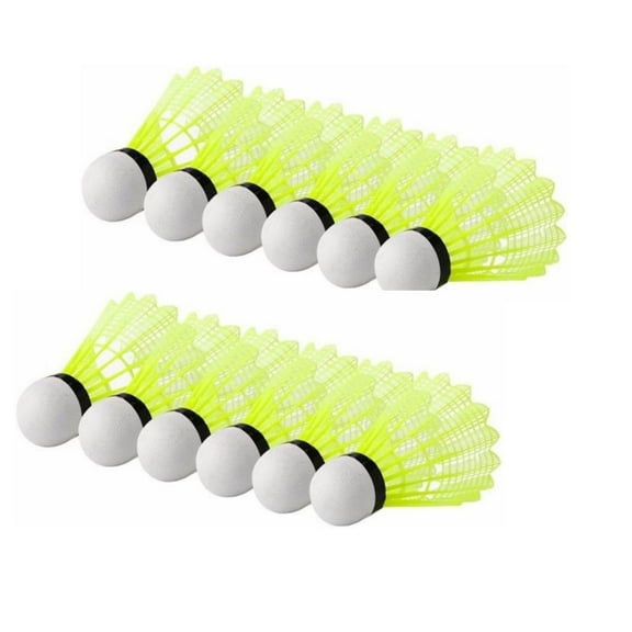 12Pcs Green Badminton Sets,Hight Speed Shuttlecocks Ball with Stability ＆ Durability,Shuttlecocks for Badminton Outdoor Indoor