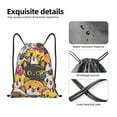 thumbnail image 6 of Kdxio Cute Cat Cartoon Print Drawstring Backpack Bag,Waterproof Draw String Back Sack, Gym Drawstring Bags Swim Bag For Unisex, 6 of 9