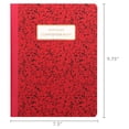 thumbnail image 3 of Pen+Gear Composition Book, Wide Ruled, 80 Sheets, Red, 7.5" x 9.75", 3 of 4