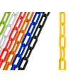thumbnail image 1 of Peso en EE. UU. (fabricado en EE. UU.) Cadena de seguridad de plástico amarillo de 2" x 10' con tecnología SunShield resistente a los rayos UV, 1 of 5