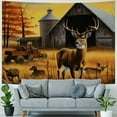 thumbnail image 4 of BCIIG Cute Deer Tapestry for Bedroom Aesthetic For Kids Boys Girls Western Elk Tapestry ,Farmhouse Moose Wall Tapestry Rustic Animal Tapestries Plant Botanical Wall Art Vintage Lodge Cabin 50x40inch, 4 of 6