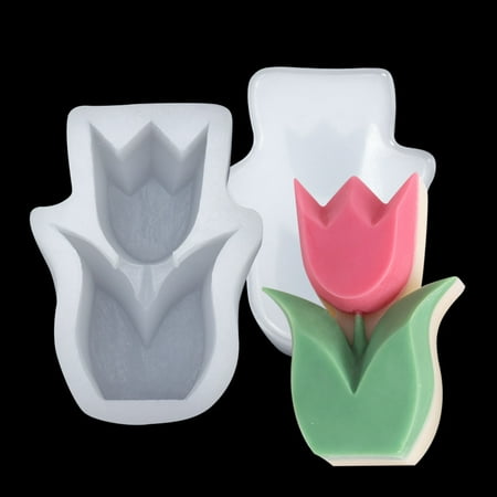 

Candle Mold Safe Clear Texture DIY 3D Flower Aromatherapy Candle Silicone Mold for Handicrafts
