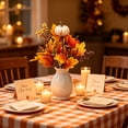 thumbnail image 4 of Fall Artificial Pumpkin & Maple Leaf Floral Bouquet Fall Home Decor And Holiday Decorations Artificial Thanksgiving Table Faux Autumn Floral Arrangements for Home Decor Housewarming Gift, 4 of 6