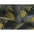 thumbnail image 3 of Ambesonne Palm Quilted Bedspread Set 3 Pcs, Modern Exotic Island Leaves, Queen, Dark Grey Mustard, 3 of 4