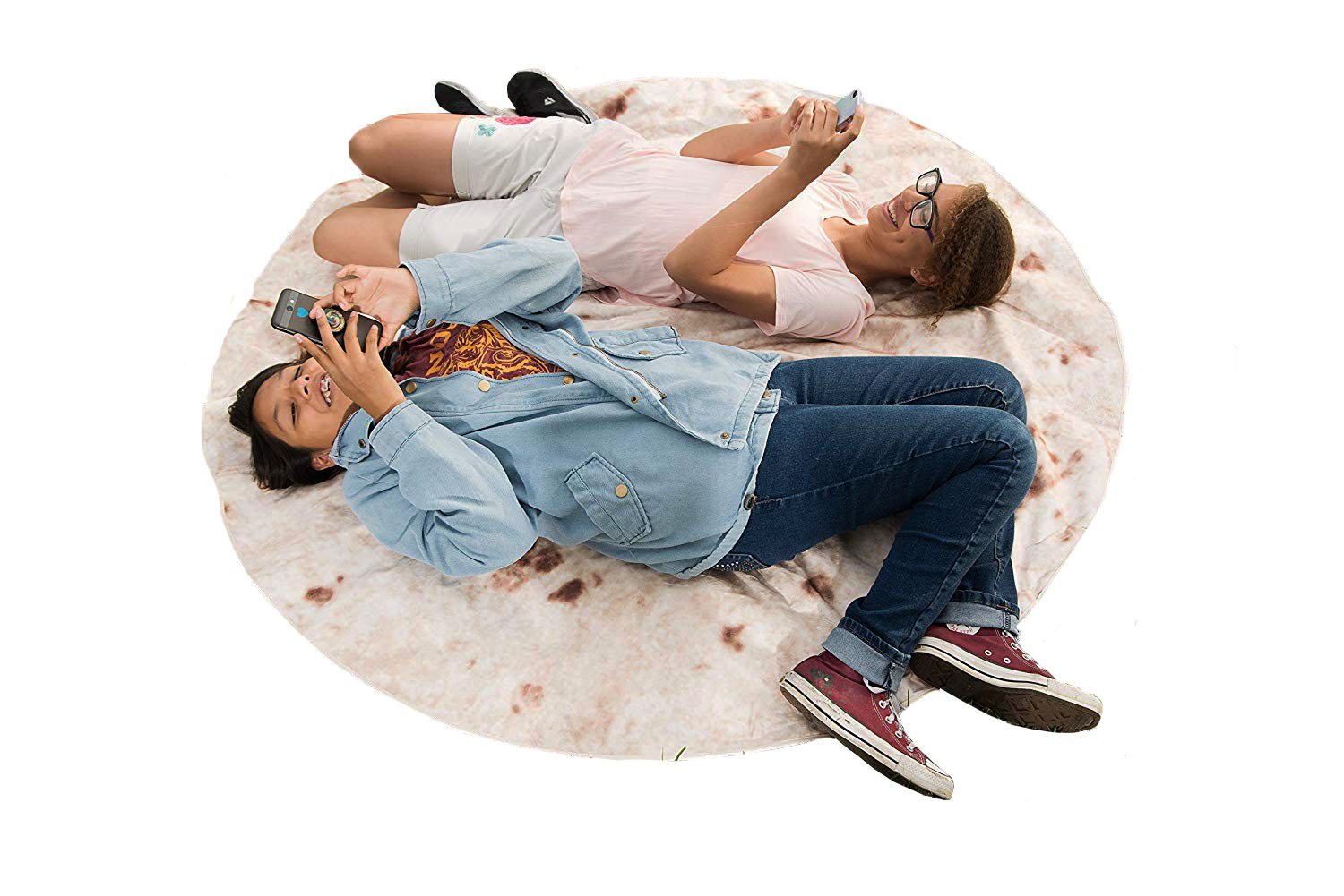 Tortilla Blanket Flour Tortilla Burrito Blanket Funny Throw Blanket