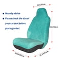 thumbnail image 3 of Balery Teal Turquoise1 Funda de Asiento para Auto con Diseño - Cubierta Frontal Suave y Transpirable con Protector Antideslizante- 1 Unidad, 3 of 5