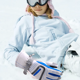 thumbnail image 4 of Guantes de esquí unisex impermeables a prueba de viento de invierno cálidos para snowboard, blanco, L, 4 of 5