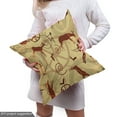 thumbnail image 5 of Ambesonne Southwestern Fabric by the Yard Upholstery, Prehistoric Art, 3 Yards, Pale Yellow Brown, 5 of 5