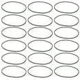 thumbnail image 3 of FELTECHELECTR Tape Recorder Cassette Player Belts Black Rubber 20Pcs, 3 of 8