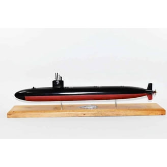 USS Columbia SSN-771 Submarine Model, 20 inch, Black Hull