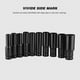 thumbnail image 3 of 10 Piece 1/2 Inch Hex Impact Socket Set, Deep Sockets, Metric Sizes 10-24mm, CR-V Material, with Hard Storage Case, 3 of 4
