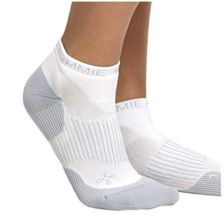 Tommie Copper - Women's Performance Compression Ankle Socks - White - 7 ...