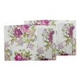 thumbnail image 3 of S4Sassy Pink Leaves,Lilac & Peony Floral Washable Placemats & Napkins Table Decor Dining Mats, 3 of 3