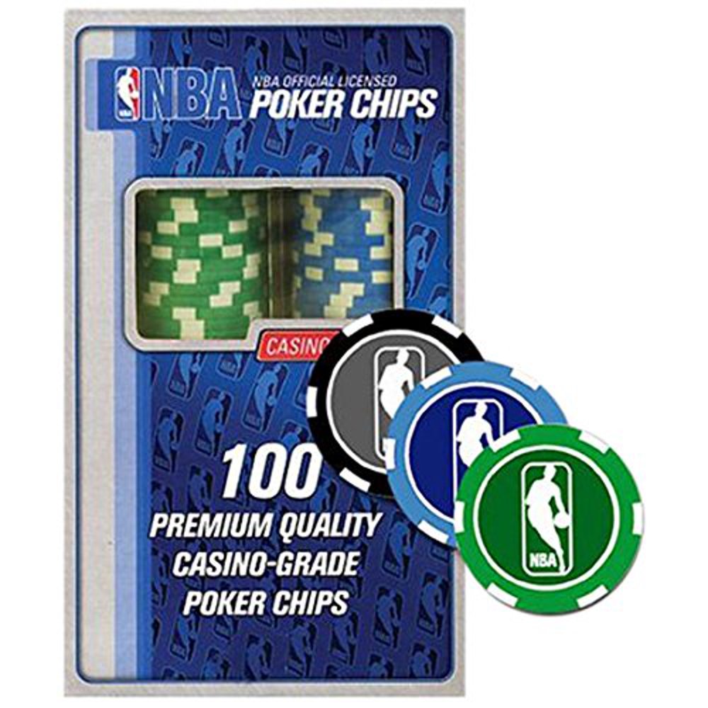 Officially Licensed NBA Poker Chip Refiller (Green, Blue, Black