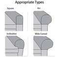 thumbnail image 5 of 2pcs Soft Stretch Plush Armrest Covers, Stretch Armrest Covers For Chairs/sofas, Couch Arm Covers,armygreen, 5 of 5