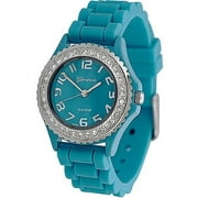Geneva Platinum Ladies' Cz Accented Sili