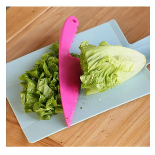 Plastic Kid Knives For Kids Toddler Children Cooking Safe Kitchen Knife Set  For Cutting Lettuce Knife Salad Knives