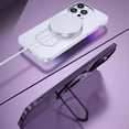 thumbnail image 5 of Magnetic Series Designed for iPhone Case,[Compatible with MagSafe][Military Drop & Camera Lens Protection],Luxury Matte Ring Stand Holder Shockproof Cover (Navy Blue,iPhone 14), 5 of 6