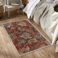 thumbnail image 4 of Vintage French Carpet Living Room Bedroom Retro Flower Rug Soft Shaggy Bedside Area Rugs Machine Washable Floor Mat Tapis Salons My Lux Decor Round, 4 of 10