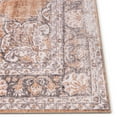 thumbnail image 3 of Well Woven Mareva Machine Washable Rust Orange Vintage Oriental Medallion Area Rug, 3 of 6