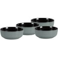 thumbnail image 5 of Euro-Nordic Stoneware 20pc Dinnerware Set, Reactive Glaze (Green, 20pc Set), 5 of 8