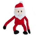 thumbnail image 1 of Zippypaws Holiday Crinkle - Squeaky Plush Dog Toy (Santa Large), 1 of 5