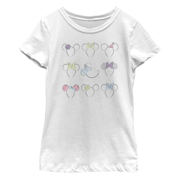 Girl's Minnie Mouse Fashion Ears  Graphic T-Shirt