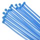 thumbnail image 1 of Uxcell 100PCS Bridas de Cable de 8 Pulgadas, Bridas de Alambre de Nylon Autocierre con Resistencia a la Tracción de 50 lbs para Interior y Exterior, Azul, 1 of 6