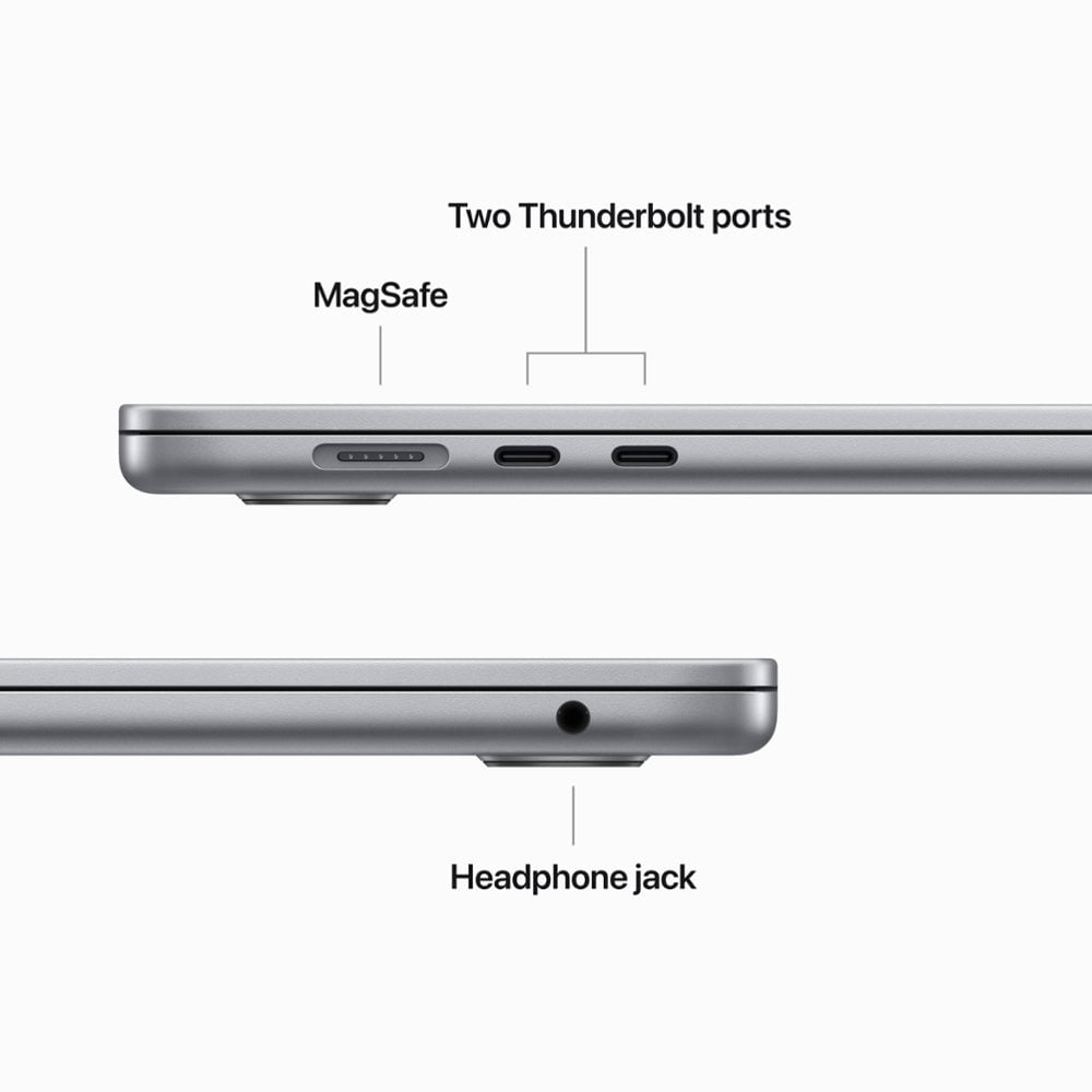 Apple MacBook Air 15" Laptop with M2 Chip, 8GB RAM, 512GB SSD in Space Gray MQKQ3LL/A