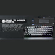 AULA WIN60 HE 61-Key Wired Hall Effect Magnetic 60% Gaming Keyboard, RGB, Instant Commands, 60% Compact Design, Near-Zero Delay, Custom Actuation, Rapid Response - Grey/Black