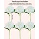 thumbnail image 2 of Ramos de flores artificiales LA.PONEE White Hydrangea x6, 2 of 7
