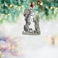 thumbnail image 4 of Wangscanis Christmas Tree Ornament, Solid Pewter Hanging Decoration, Holiday Gift, 4 of 5