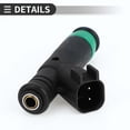 thumbnail image 7 of Fuel Injector No.YF1Z9F593AD Fuel Injection Nozzle for Ford Taurus 2001-2005 3.0L Black, 7 of 7