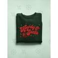thumbnail image 3 of Howdy Santa - Western Christmas Men's Sweatshirt, 3 of 4