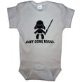 thumbnail image 2 of Baby Gone Rogue Funny Baby Romper (6-12 Months, White), 2 of 2