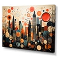 thumbnail image 2 of Designart "New York City Midcentury composition IV" City New York Canvas Art Print, 2 of 5