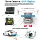 thumbnail image 4 of 4 Inch Car DVR Dashcam Dash Camera HD Screen 1080P 3 Lens Video Recorder Front + Interior+Rear View Camera Dash Cam, 4 of 5