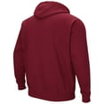 thumbnail image 3 of Men's Colosseum Maroon UMass Minutemen Arch and Logo Pullover Hoodie, 3 of 3