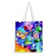 thumbnail image 1 of Kirby Star Bolso de tela con estampado de lienzo para mujer, bolsa de compras reutilizable y estética, con cremallera interior, regalo para mujer, 35 × 40 cm., 1 of 6