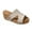 Beige Wedge Sandals, variant on hopeusnice Women's Wedge Sandals Summer Open Toe Slip On Platform Shoes Cork Platform Slippers Comfortable Breathable Wedge Sandals Beige 37