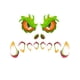 thumbnail image 1 of Clearance! Halloween Home Decor! Halloween Monsters Face Outdoor Decoration With Eyes Fangs Nostril Garage Door Archway Entryway Car Decorations Buy 2 Get 3, 1 of 4